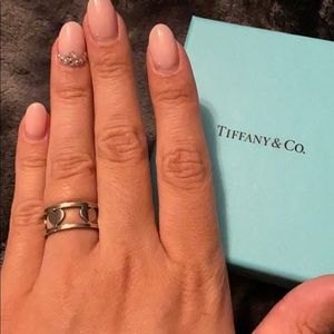 Authentic Tiffany Hearts Cutout Ring